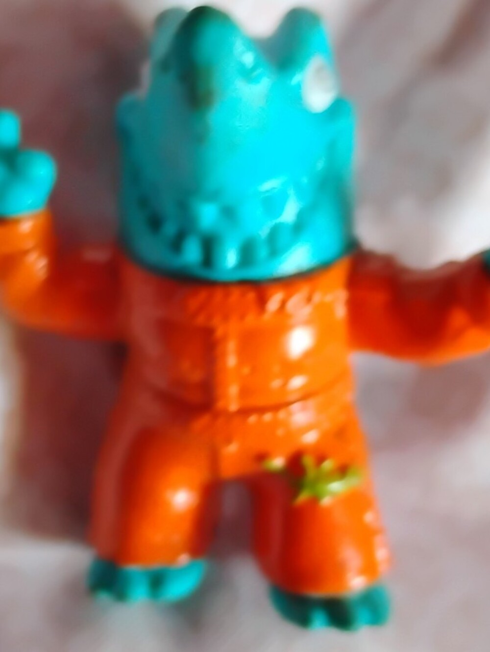 Kids Blue & Orange Monster Figure